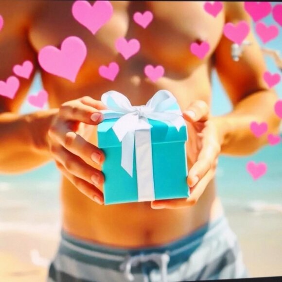 Tiffany & Co. Blue and Pink Heart Key Charms - Picture 2 of 6